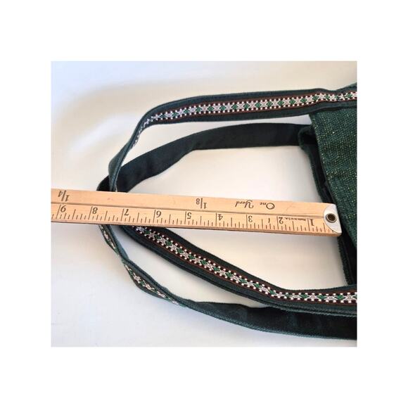 America & Beyond Boho Tote Bag Beaded Embroidered Colorful Zip Pockets Fall - Picture 11 of 11